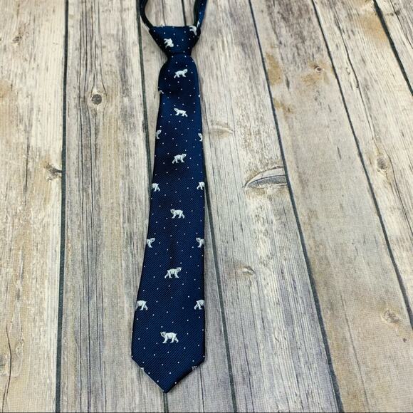 Nordstrom polar bear adjustable silk tie - Picture 1 of 4